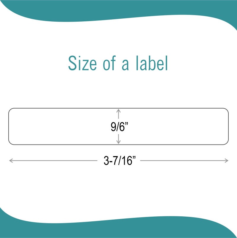 EXTRIC File Folder Labels 32 Sheets File Labels White Stickers a Total of 256 File Labels for File Folders - Image 2